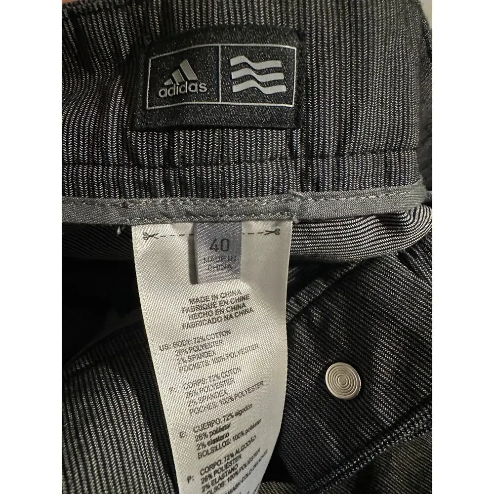 Adidas Gray Cotton blend Mens Shorts size 40